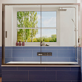 Шторка для ванны Ambassador Bath Screens 16041104 (1500x1400). 1 место