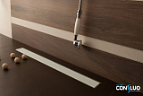 Душевой лоток Pestan Confluo Frameless Line 450 White Glass