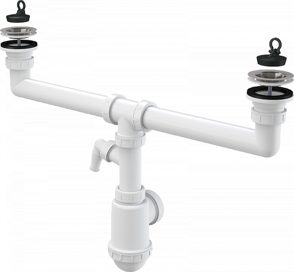 Сифон для мойки AlcaPlast A449-DN50/40