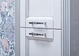 Шкаф-пенал для ванной Aquanet Селена 40 L белый/серебро 00201645