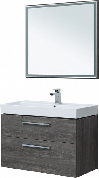 Мебель для ванной Aquanet Nova 90 дуб рошелье (2 ящика) 00243257