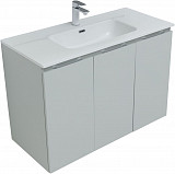 Мебель для ванной Aquanet Алвита New 100 3 дверцы, серый 00274198