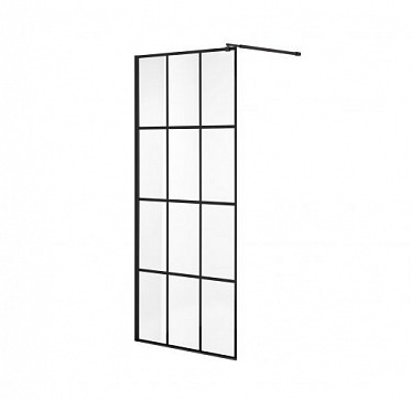Душ. перегородка NG-685-90 BLACK (90x195), 1 место