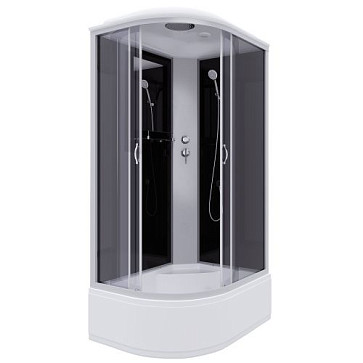 Душ.каб. NG-2510-14R (1200х800х2150) высокий поддон(40см) стекло ТОНИРОВАННОЕ 4 места