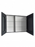 Зеркало-шкаф Континент "Mirror Box black Led" 1000х800