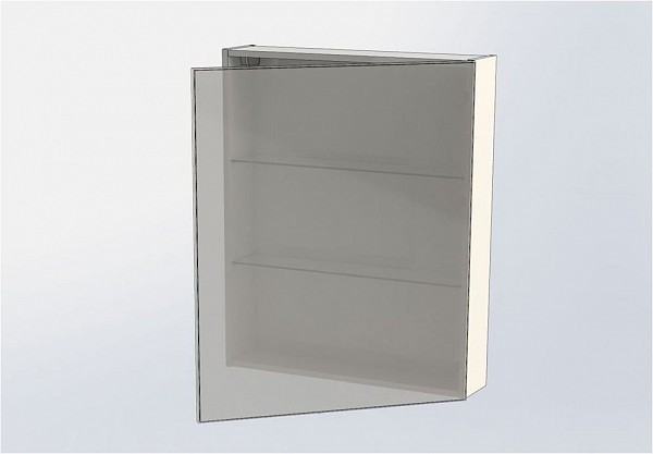 Зеркало-шкаф Aquanet Алвита 70 серый антрацит 00183990