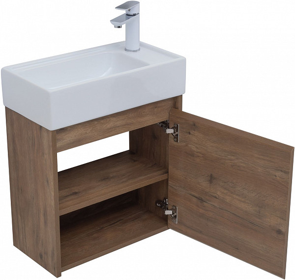 Мебель для ванной Aquanet Nova Lite 50 дуб рустикальный (с дверецей) 00302530