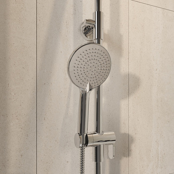 Смеситель с верхним душем и изливом, Optima Home, IDDIS, OPTSB3Fi06