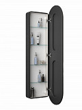 Зеркало-пенал Континент "Elmage black LED" 450х1600