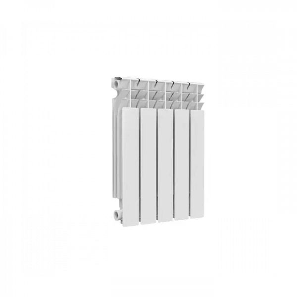 Радиатор алюминиевый Alpha 500 5 секций Qну=925 Вт RAL 9016 (белый) Ogint