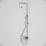 F0785A700 X-Joy, душ.система: см-ль-полка д/ванны/душа, душ.штанга, верхн. душ 220мм, ручн.душ, хром