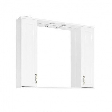 Зеркальный шкаф Style Line Олеандр-2 100х83 со светом