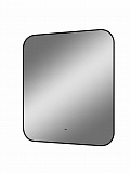 Зеркало Континент "Torry Led" 600х700 с фоновой подсветкой, бесконтактным сенсором, черной окантовкой