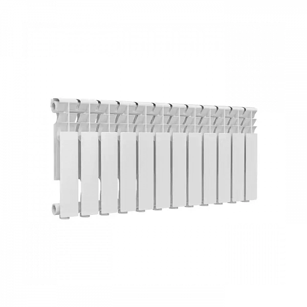 Радиатор алюминиевый Delta Plus 350 12 секций Qну=1236 Вт RAL 9016 (белый) Ogint