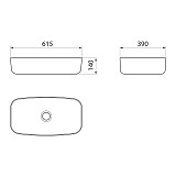 Умывальник Point Веста 62 PN43702WB овальный, белый