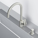 F8007T11 Like, набор 3в1: смеситель для кухни с каналом для питьевой воды, фильтр, диспенсер, сатин,