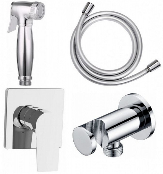 Набор смесителя с гигиеническим душем Aquanet Static 1.02 (с внутренней частью) 00257145