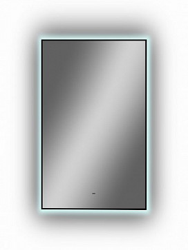 Зеркало Континент "Amer Led" с фоновой подсветкой, бесконтактным сенсором, черной окантовкой 600х1200