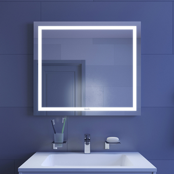 Зеркало с подсветкой и термообогревом, 80 см, Zodiac, IDDIS, ZOD80T0i98