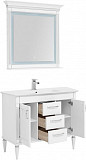 Комплект мебели для ванной Aquanet Селена 105 белый/серебро (3 ящика, 2 дверцы) 00233129