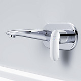 F8072200 Like, смеситель д/умывальника, монтируемый в стену, хром, шт.