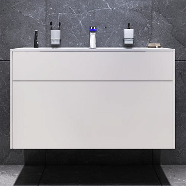 M50AFHX1003WM Inspire V2.0, База под раковину, подвесная, 100 см, 3 ящика, push-to-open, белый матов
