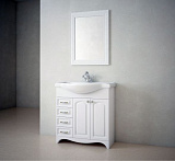 Зеркало Corozo Классика 80 белое SD-00000271