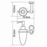 Дозатор для жидкого мыла Wasserkraft Main K-9299