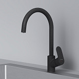 F8007722 Like, смеситель для кухни с каналом для питьевой воды, черный, шт.