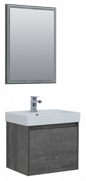 Мебель для ванной Aquanet Nova Lite 60 дуб рошелье (1 ящик) 00242923