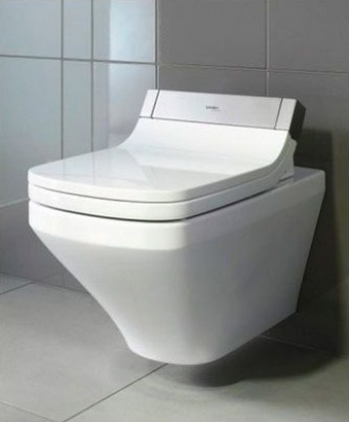 Крышка-сиденье Duravit DuraStyle Senso Wash 610200002000300 с микролифтом, петли хром, функция биде
