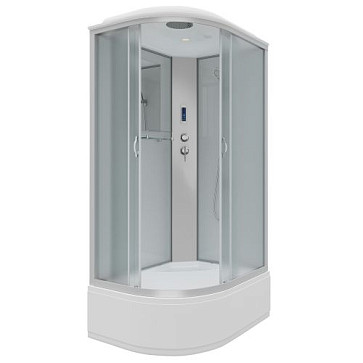 Душ.каб. NG-2310-14RP (1200х800х2150) высокий поддон(40см) стекло МАТОВОЕ 4 места