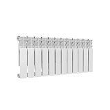 Радиатор биметаллический Ultra Plus 350 12 секций Qну=1260 Вт RAL 9016 (белый) Ogint .