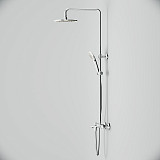 F0780564 Like душ.система, набор: смеситель д/ванны/душа с термостатом, верх.душ.d 250 мм, ручной ду