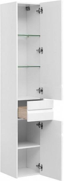 Шкаф-пенал для ванной Aquanet Палермо 35 белый 00203943
