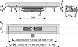 Душевой лоток AlcaPlast APZ116-1050 Wall Low Водоотводящий желоб