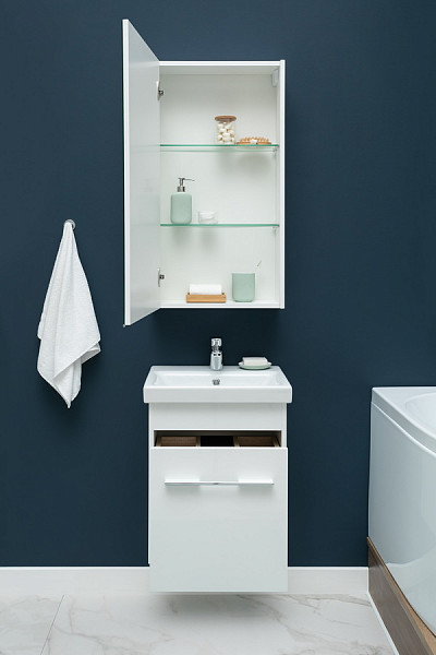 Мебель для ванной Aquanet Августа 50 (Moduo Slim) белый 00254067