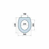 Сиденье для унитаза "KOLLER POOL" Simple С1
