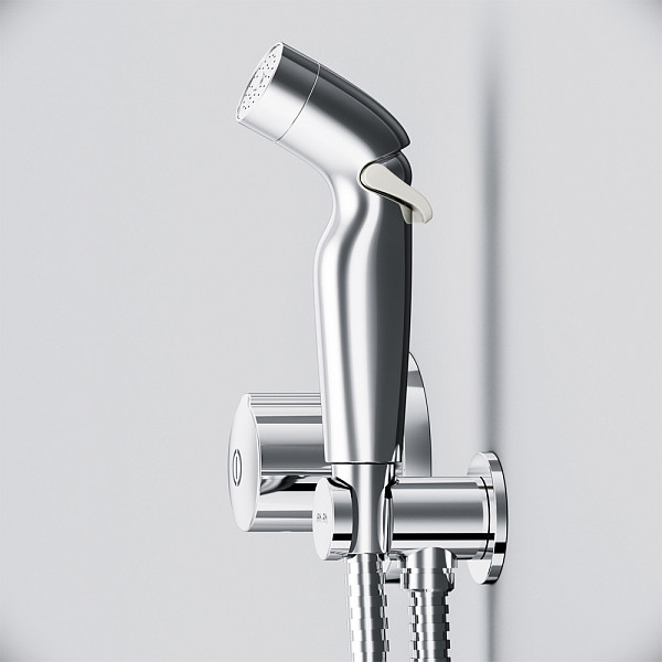 F40P85A00 X-Joy TouchReel, гигиенический набор для скрытого монтажа с нажимным смесителем для душа,