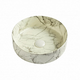 Раковина Azario 355х355х120 накладная, мраморная, матовая (AZ-3134 ST)