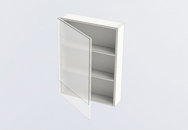 Зеркало-шкаф Aquanet Нота 58 белый 00165370