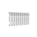 Радиатор алюминиевый Delta Plus 350 10 секций Qну=1030 Вт RAL 9016 (белый) Ogint