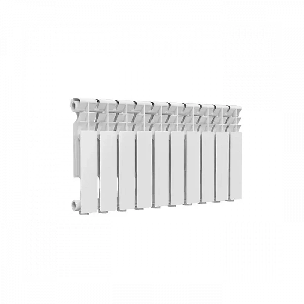 Радиатор алюминиевый Delta Plus 350 10 секций Qну=1030 Вт RAL 9016 (белый) Ogint