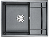 Мойка кухонная Granula прямоугольная кварц 6501, ШВАРЦ