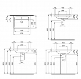 Раковина Bocchi Taormina Pro 1004-001-0126 белая