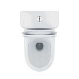 Унитаз-компакт, безободковый,  Drum, DRU2DSEi24, IDDIS