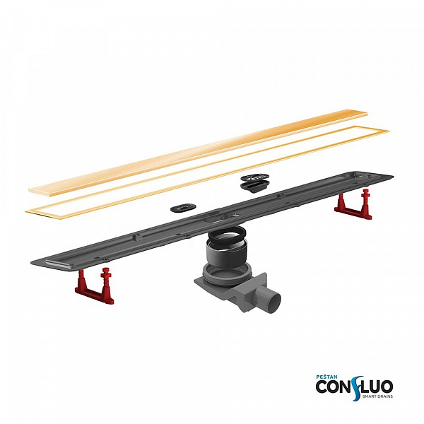 Душевой лоток Pestan Confluo Premium Line 650 Gold