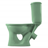 Унитаз-компакт Santeri Виктория салатовый 1.P301.6.S04.00B.F