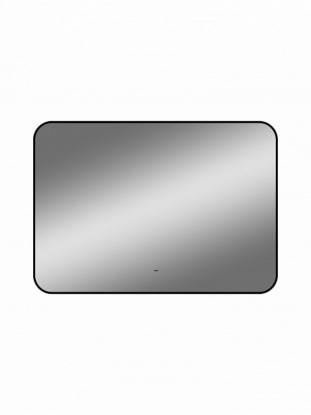 Зеркало Континент "Torry Led" с фоновой подсветкой, бесконтактным сенсором, черной окантовкой 1000х700