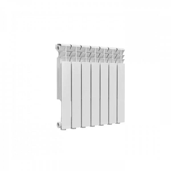 Радиатор алюминиевый Delta Plus 500 7 секций Qну=938 Вт RAL 9016 (белый) Ogint .